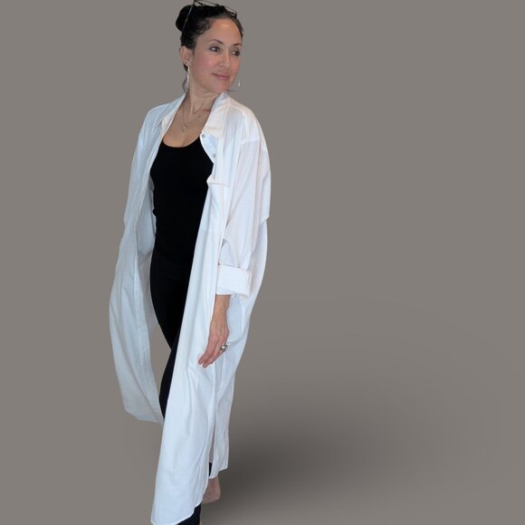 Universal Thread White Long Sleeve Coverup Duster - XXL - Picture 4 of 10